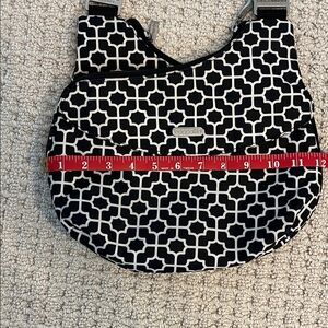 Baggallini Black and White Crossbody Bag